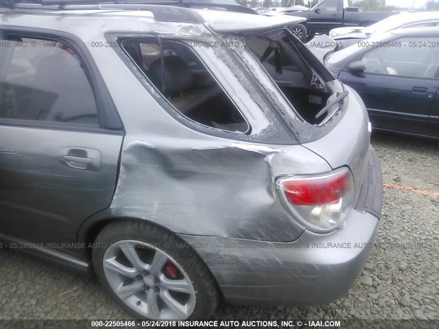 JF1GG79666G805212 - 2006 SUBARU IMPREZA WRX SPORT/LIMITED GRAY photo 6