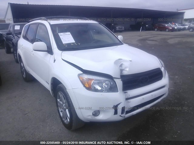 JTMZD32V266020133 - 2006 TOYOTA RAV4 SPORT WHITE photo 1