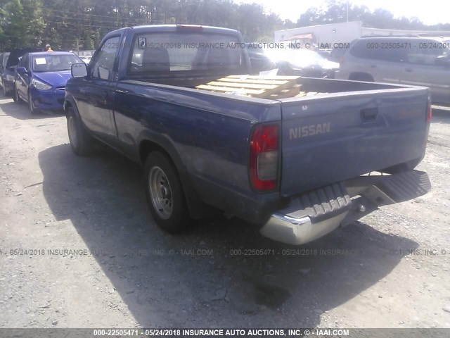 1N6DD21S0YC348079 - 2000 NISSAN FRONTIER XE BLUE photo 3