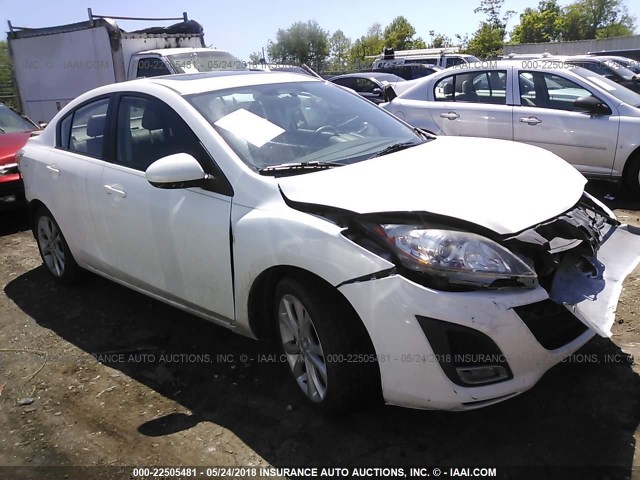 JM1BL1W66B1417511 - 2011 MAZDA 3 S WHITE photo 1