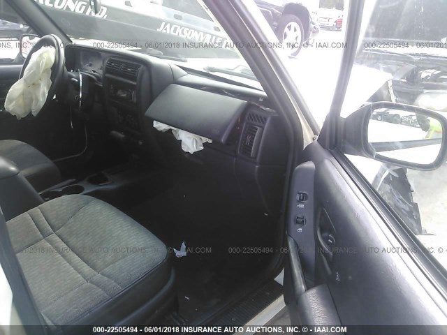 1J4FT68S0XL533754 - 1999 JEEP CHEROKEE SPORT/CLASSIC თეთრი ფოტო 5