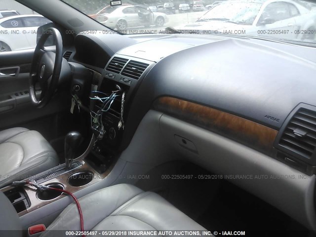 5GZEV23DX9J131993 - 2009 SATURN OUTLOOK XR ლურჯი ფოტო 5