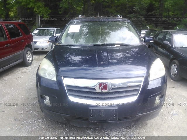 5GZEV23DX9J131993 - 2009 SATURN OUTLOOK XR ლურჯი ფოტო 6