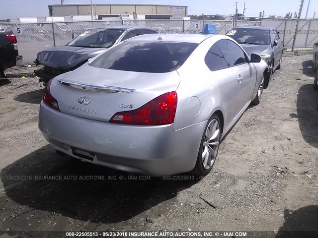 JNKCV64E98M110331 - 2008 INFINITI G37 JOURNEY/SPORT GRAY photo 4