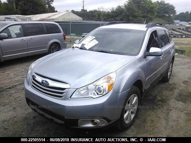 4S4BRBCC9C3216525 - 2012 SUBARU OUTBACK 2.5I PREMIUM GRAY photo 2