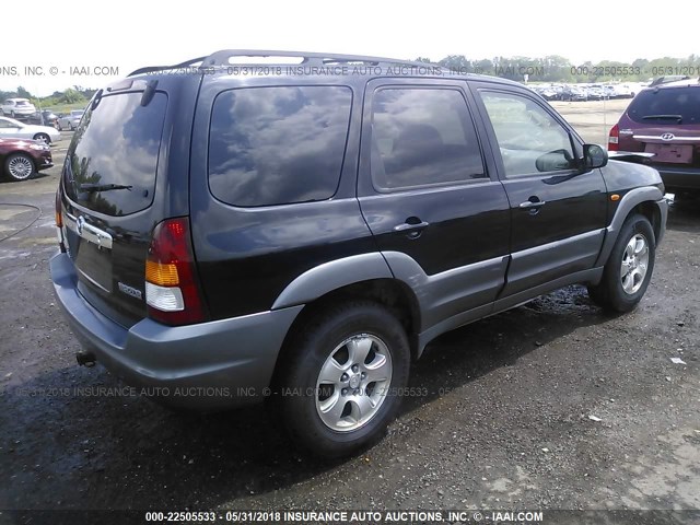 4F2CU08192KM54351 - 2002 MAZDA TRIBUTE LX/ES 黑色 照片 4
