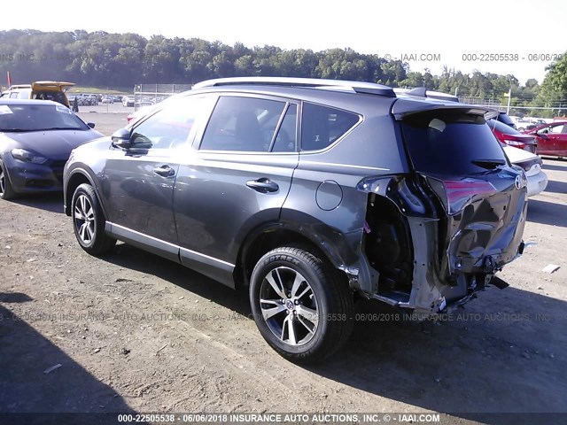 JTMWFREV2JJ727881 - 2018 TOYOTA RAV4 ADVENTURE/XLE 灰色 照片 3