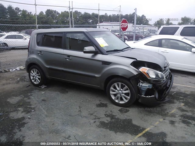 KNDJT2A61D7491735 - 2013 KIA SOUL +/!/SPORT GRAY photo 1