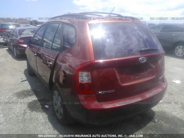 KNAFG526787162907 - 2008 KIA RONDO LX/EX RED photo 6