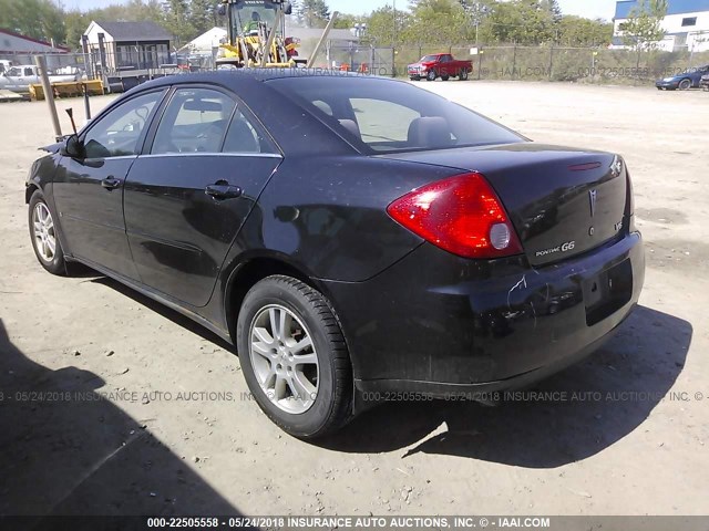 1G2ZG558464174691 - 2006 PONTIAC G6 SE1 BLACK photo 3