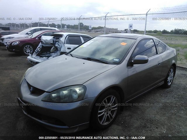 JH4DC54876S002555 - 2006 ACURA RSX SILVER photo 2