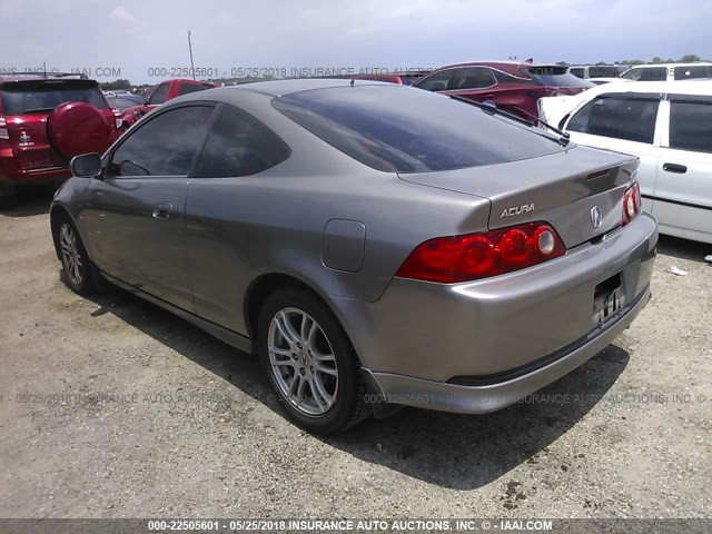 JH4DC54876S002555 - 2006 ACURA RSX SILVER photo 3