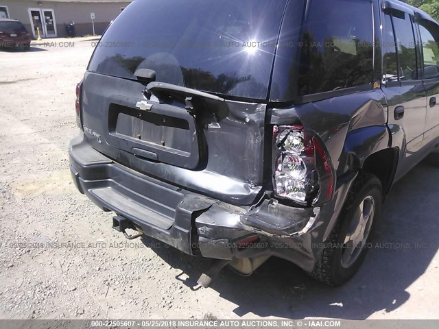 1GNDT13S872178787 - 2007 CHEVROLET TRAILBLAZER LS/LT BLACK photo 6