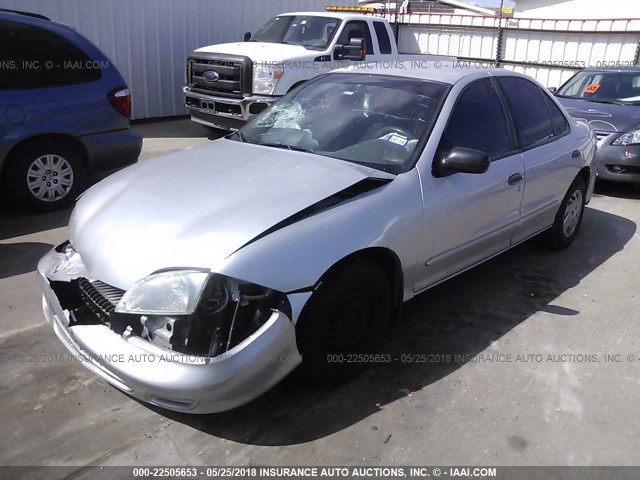 1G1JC524127484899 - 2002 CHEVROLET CAVALIER CNG GRAY photo 2