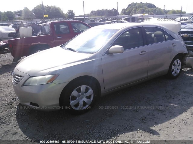 4T1BE46K78U762932 - 2008 TOYOTA CAMRY CE/LE/XLE/SE GOLD photo 1