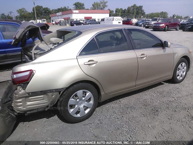 4T1BE46K78U762932 - 2008 TOYOTA CAMRY CE/LE/XLE/SE GOLD photo 3