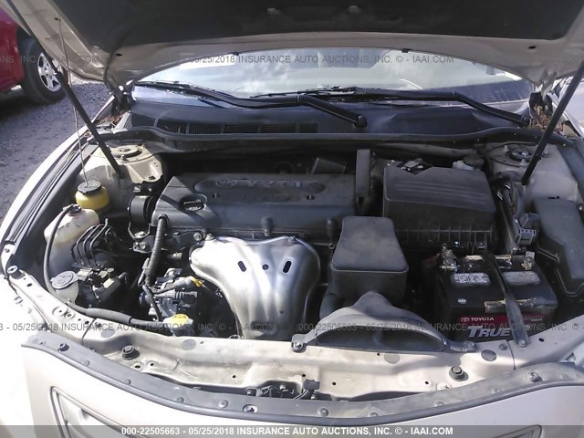 4T1BE46K78U762932 - 2008 TOYOTA CAMRY CE/LE/XLE/SE GOLD photo 9