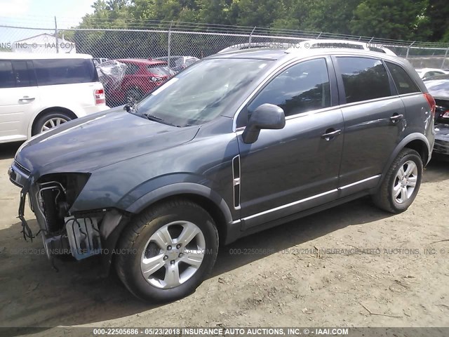 3GNAL2EK8DS579052 - 2013 CHEVROLET CAPTIVA LS GRAY photo 2