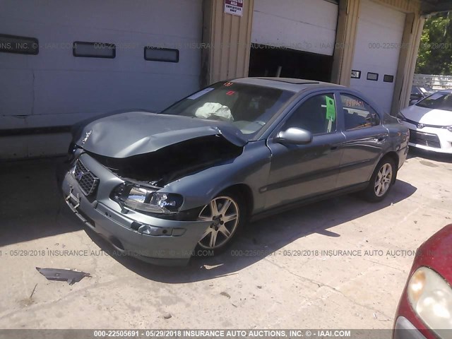 YV1RS58D212008882 - 2001 VOLVO S60 2.4T GRAY photo 2