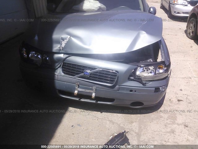 YV1RS58D212008882 - 2001 VOLVO S60 2.4T GRAY photo 6