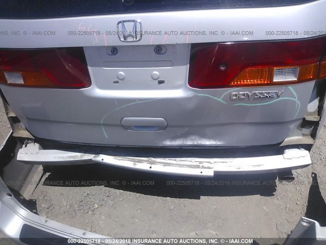 5FNRL18994B087833 - 2004 HONDA ODYSSEY EXL SILVER photo 6