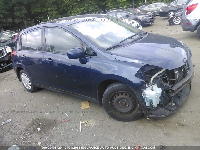 3N1BC13E58L359696 - 2008 NISSAN VERSA S/SL Dark Blue photo 1