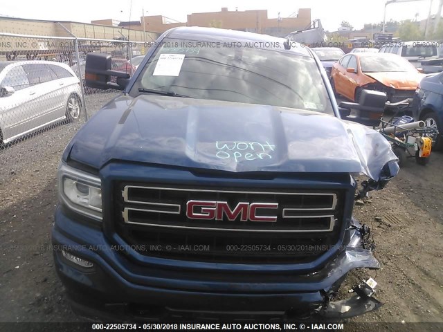 3GTU2MEC4HG284620 - 2017 GMC SIERRA K1500 SLE BLUE photo 10