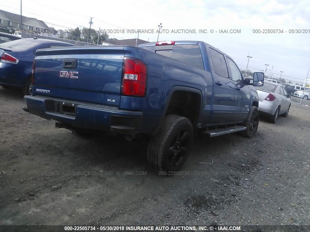 3GTU2MEC4HG284620 - 2017 GMC SIERRA K1500 SLE BLUE photo 4