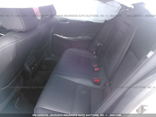 JTHBF1D29E5009071 - 2014 LEXUS IS 250 GRAY photo 8