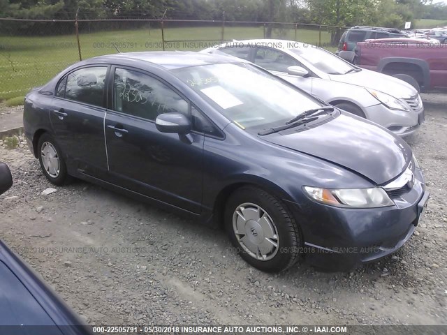 JHMFA36209S008147 - 2009 HONDA CIVIC HYBRID GRAY photo 1