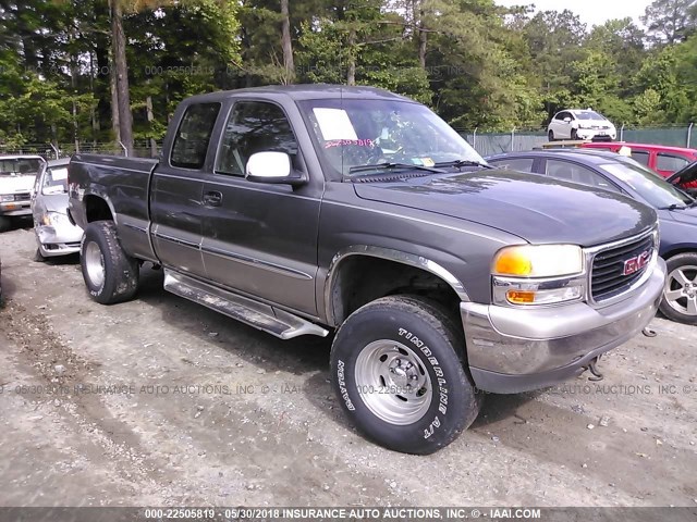 1GTEK19T2YE242824 - 2000 GMC NEW SIERRA K1500 GRAY photo 1