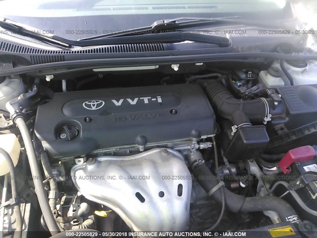 JTKDE167480260533 - 2008 TOYOTA SCION TC 白色 照片 10