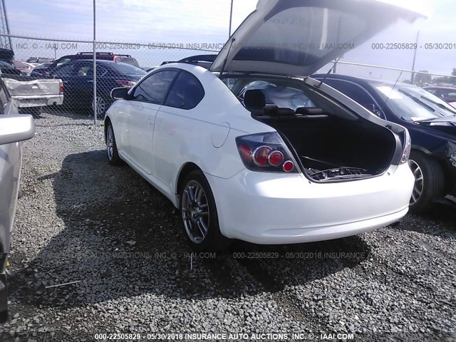 JTKDE167480260533 - 2008 TOYOTA SCION TC 白色 照片 3