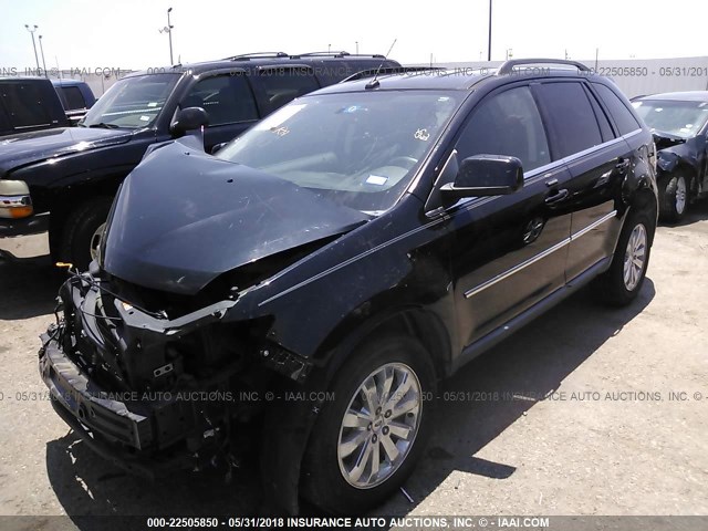 2FMDK39C88BA37684 - 2008 FORD EDGE LIMITED BLACK photo 2