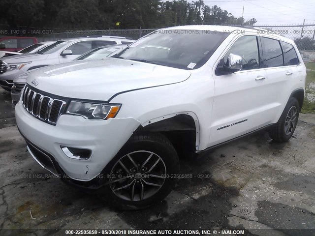 1C4RJEBG9JC274969 - 2018 JEEP GRAND CHEROKEE LIMITED WHITE photo 6