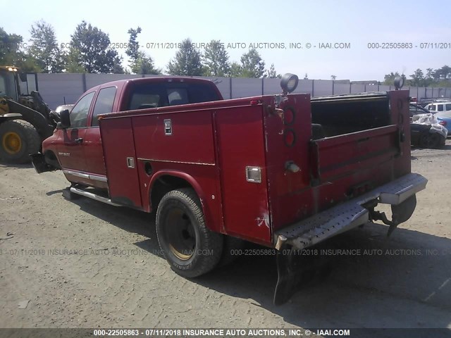 3D3MS48C95G793276 - 2005 DODGE RAM 3500 ST/SLT RED photo 3