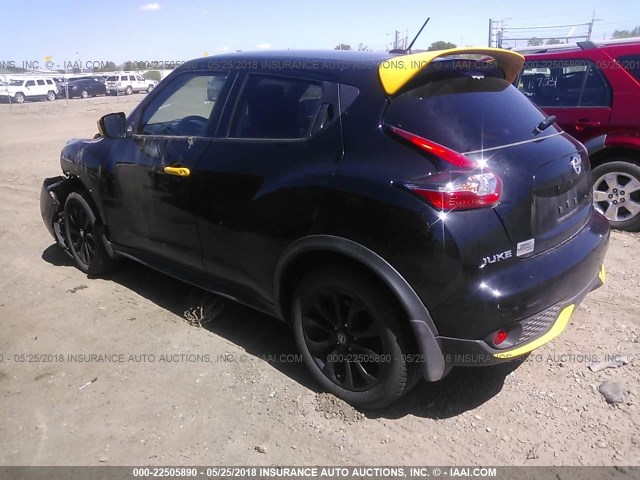 JN8AF5MV4GT658777 - 2016 NISSAN JUKE S/SV/SL/NISMO BLACK photo 3