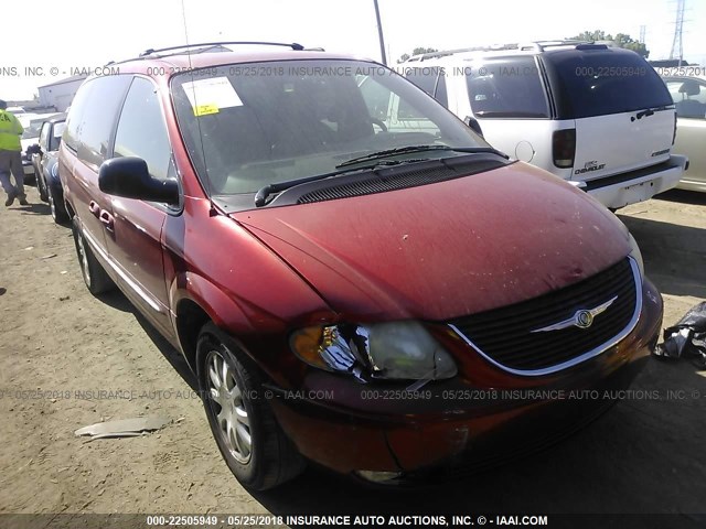 2C4GP54L93R157421 - 2003 CHRYSLER TOWN & COUNTRY LXI RED photo 1