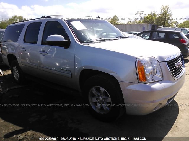 1GKS2KE74DR242400 - 2013 GMC YUKON XL K1500 SLT SILVER photo 1