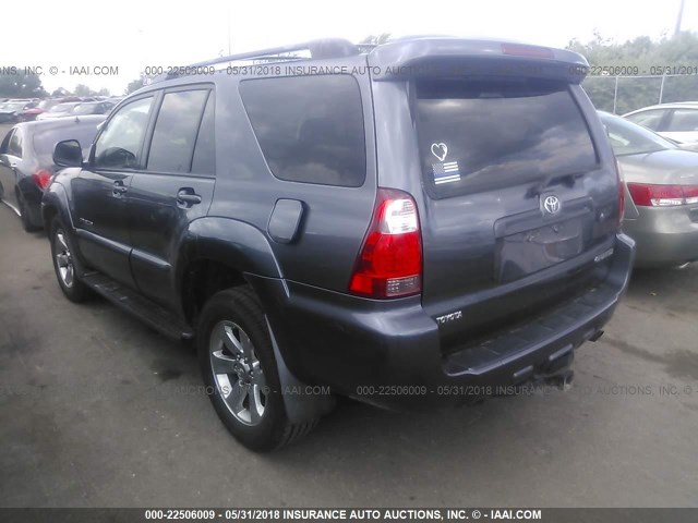 JTEBT17R078042976 - 2007 TOYOTA 4RUNNER LIMITED GRAY photo 3