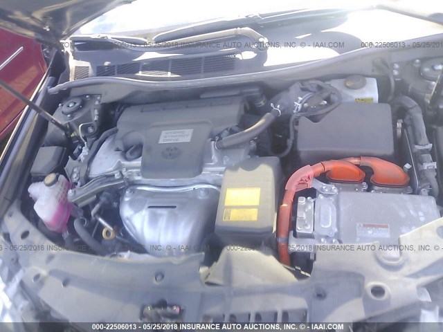 4T1BD1FK2EU112886 - 2014 TOYOTA CAMRY HYBRID/LE/XLE 黑色 照片 10