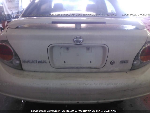 JN1DA31D12T414751 - 2002 NISSAN MAXIMA GLE/GXE/SE WHITE photo 6