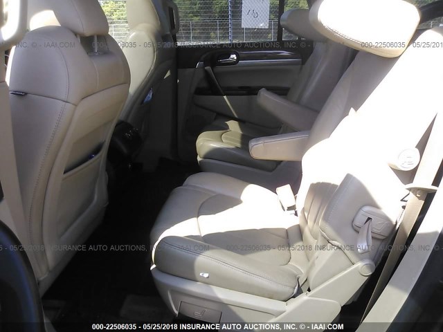 5GAKRBED2BJ103912 - 2011 BUICK ENCLAVE CXL 棕色 照片 8