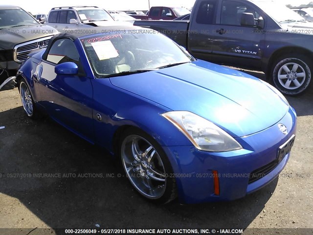 JN1AZ36A05M751422 - 2005 NISSAN 350Z ROADSTER BLUE photo 1