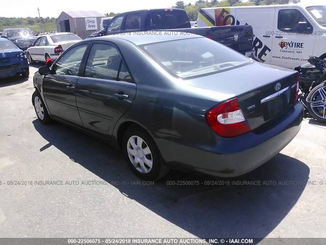 4T1BE32K14U281603 - 2004 TOYOTA CAMRY LE/XLE/SE GREEN photo 3