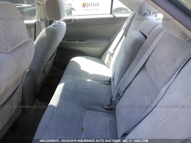 4T1BE32K14U281603 - 2004 TOYOTA CAMRY LE/XLE/SE 绿色 照片 8