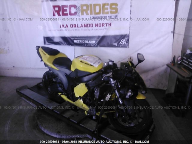 JKAZX4P138A039013 - 2008 KAWASAKI ZX600 P YELLOW photo 1