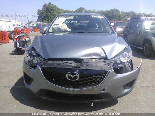 JM3KE4BE8E0301804 - 2014 MAZDA CX-5 SPORT GRAY photo 6