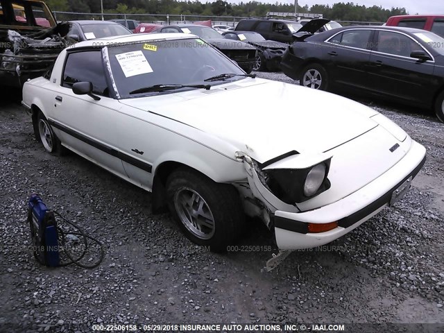 JM1FB3317D0734103 - 1983 MAZDA RX7 WHITE photo 1