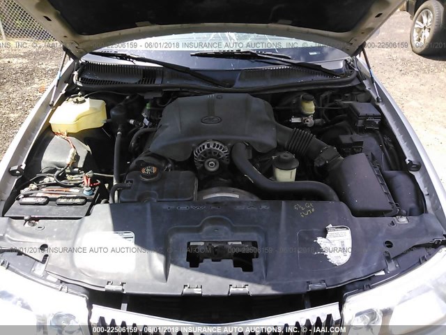 1LNFM81W9WY703313 - 1998 LINCOLN TOWN CAR EXECUTIVE GRAY photo 10